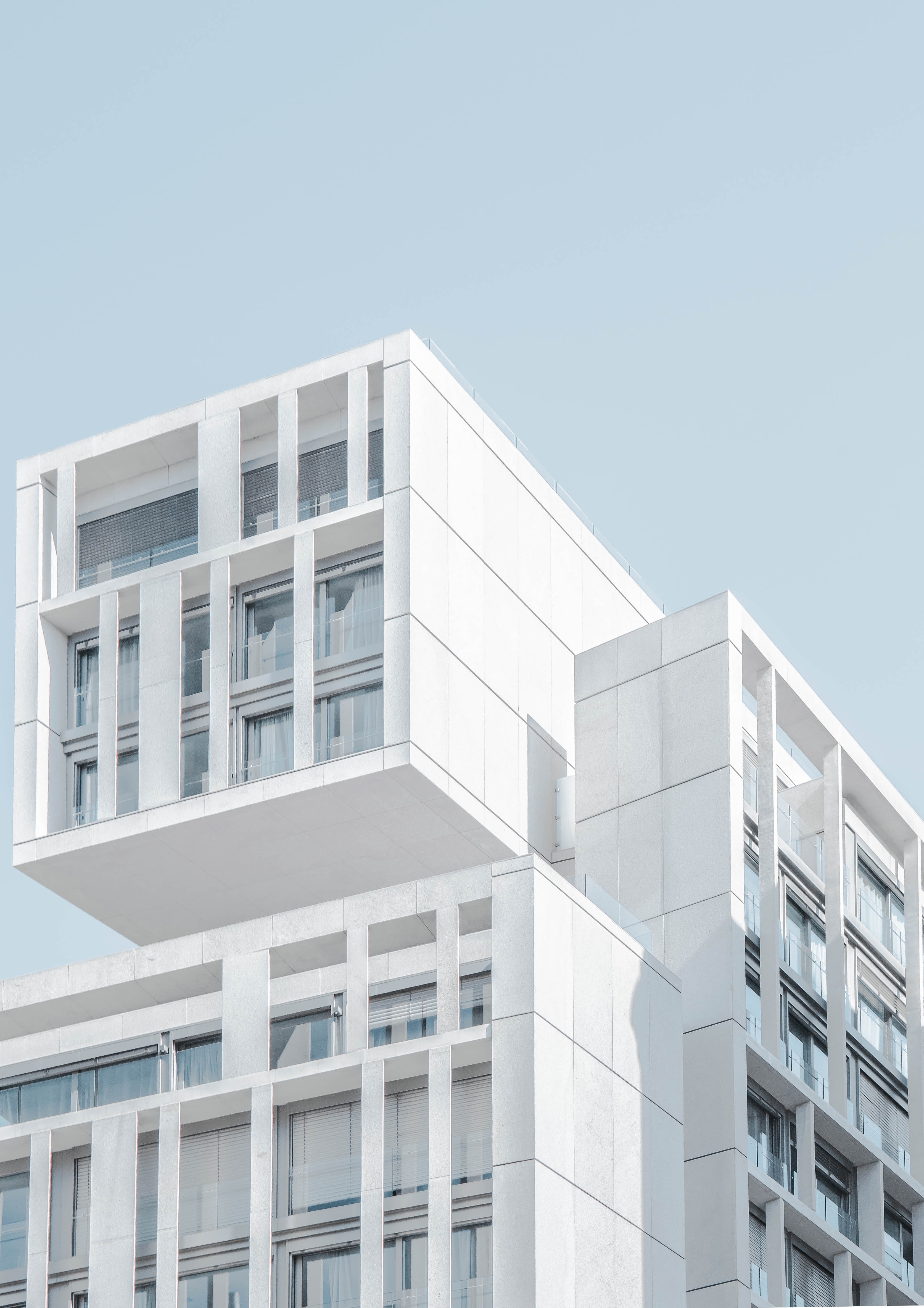 Modern apartment complex for real estate investment